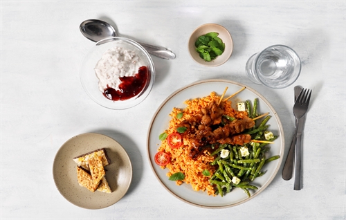 Frühstück, abendessen & snacks